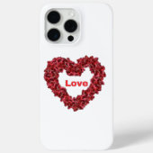 Telefoonhoesje met rood hart en liefde Case-Mate iPhone case (Achterkant)