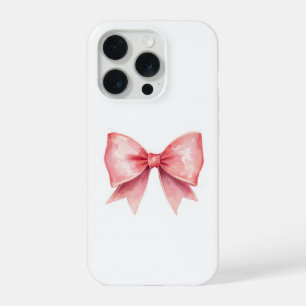 “Telefoonhoesje met Roze Strik 🎀 Zachte coquett iPhone 15 Pro Case