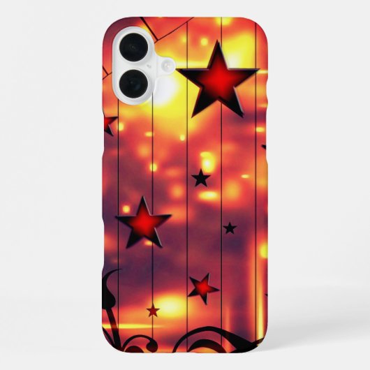 Telefoonhoesje met sterren iPhone hoesje (Achterkant)