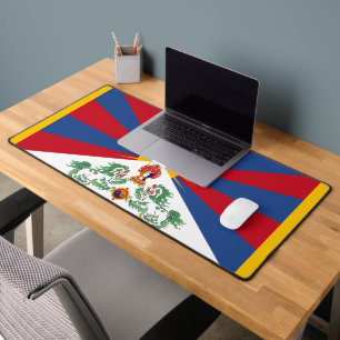 Telefoonhoesje met Tibetaanse vlag Bureaumat