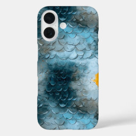 Telefoonhoesje met Waterverf Dragon Scales iPhone 16 Hoesje