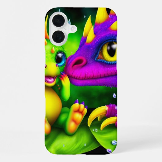 Telefoonhoesje met wezens iPhone hoesje (Achterkant)