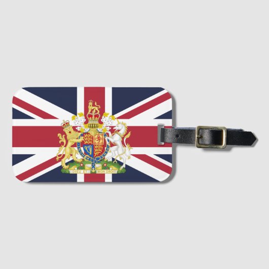 Telefoonhoesje onder Britse vlag Bagagelabel (Voorkant (horizontaal))