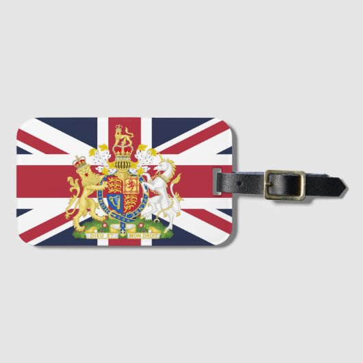 Telefoonhoesje onder Britse vlag Bagagelabel (Voorkant (horizontaal))
