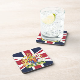 Telefoonhoesje onder Britse vlag Bier Onderzetter