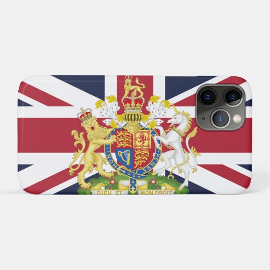 Telefoonhoesje onder Britse vlag Case-Mate iPhone Case (Achterkant (horizontaal))