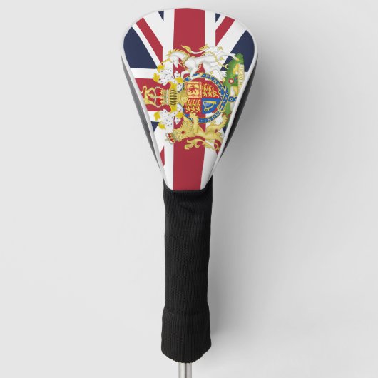 Telefoonhoesje onder Britse vlag Golfheadcover (Voorkant)