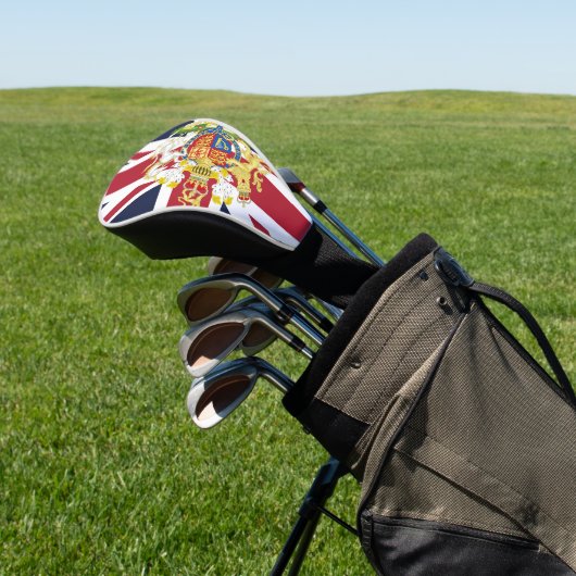 Telefoonhoesje onder Britse vlag Golfheadcover (Insitu)