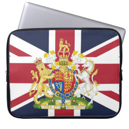 Telefoonhoesje onder Britse vlag Laptop Sleeve
