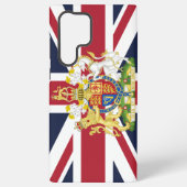 Telefoonhoesje onder Britse vlag Samsung Galaxy Hoesje (Achterkant)