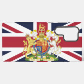 Telefoonhoesje onder Britse vlag Samsung Galaxy Hoesje (Achterkant horizontaal)