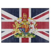 Telefoonhoesje onder Britse vlag Snijplank (Voorkant)