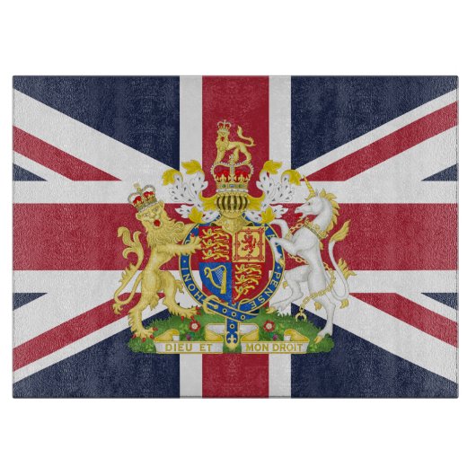Telefoonhoesje onder Britse vlag Snijplank (Voorkant)