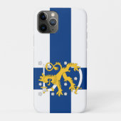 Telefoonhoesje onder Finse vlag Case-Mate iPhone Case (Achterkant)