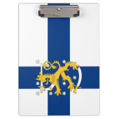 Telefoonhoesje onder Finse vlag Klembord (Voorkant)
