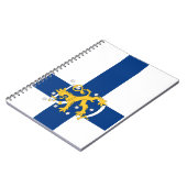 Telefoonhoesje onder Finse vlag Notitieboek (Linkerzijde)
