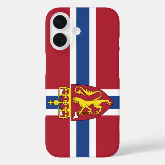 Telefoonhoesje onder Noorse vlag Case-Mate iPhone Case (Achterkant)