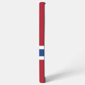Telefoonhoesje onder Noorse vlag Samsung Galaxy Hoesje (Linkerkant)