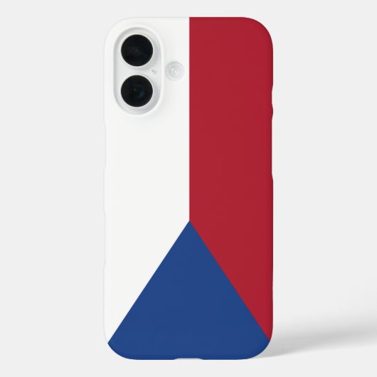 Telefoonhoesje onder Tsjechische vlag Case-Mate iPhone Case (Achterkant)