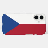 Telefoonhoesje onder Tsjechische vlag Case-Mate iPhone Case (Achterkant (horizontaal))