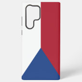 Telefoonhoesje onder Tsjechische vlag Samsung Galaxy Hoesje (Achterkant)