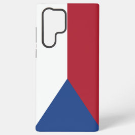 Telefoonhoesje onder Tsjechische vlag Samsung Galaxy Hoesje