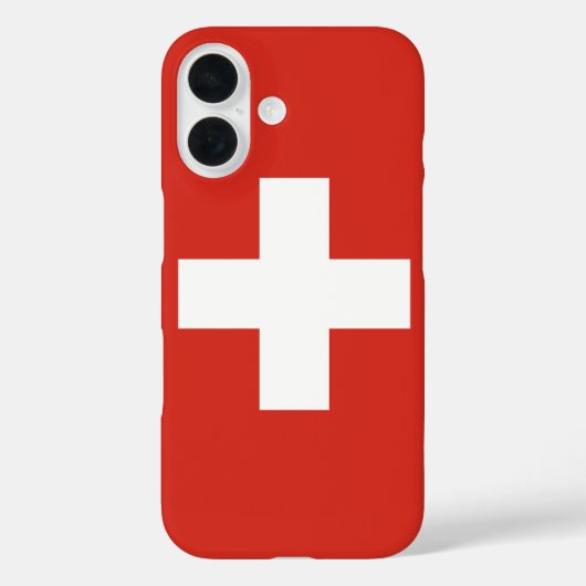Telefoonhoesje onder Zwitserse vlag Case-Mate iPhone Case (Achterkant)