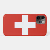 Telefoonhoesje onder Zwitserse vlag Case-Mate iPhone Case (Achterkant (horizontaal))