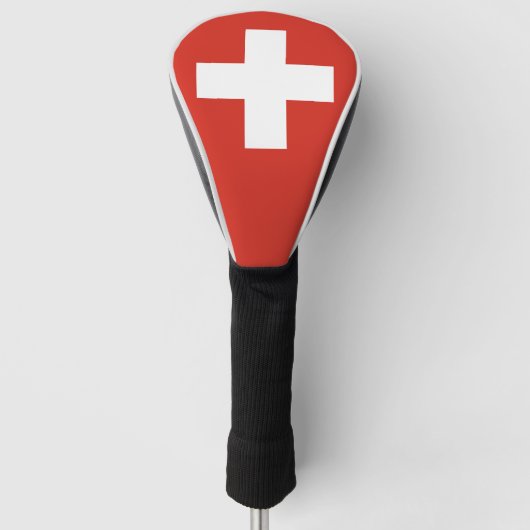 Telefoonhoesje onder Zwitserse vlag Golfheadcover (Voorkant)