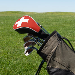 Telefoonhoesje onder Zwitserse vlag Golfheadcover