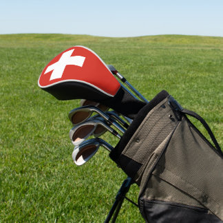 Telefoonhoesje onder Zwitserse vlag Golfheadcover