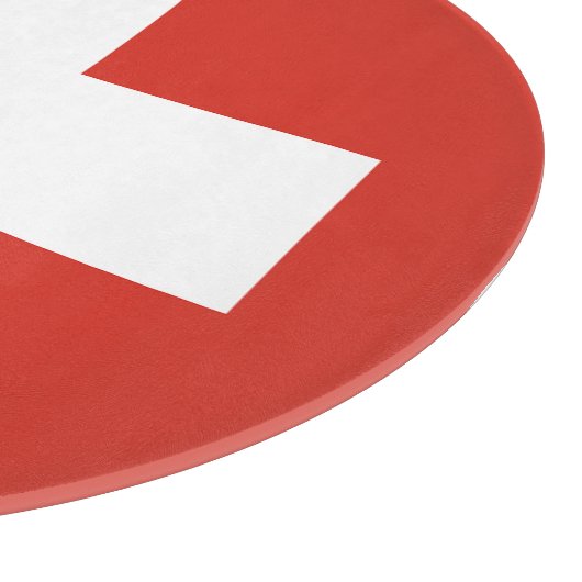 Telefoonhoesje onder Zwitserse vlag Snijplank (Hoek)