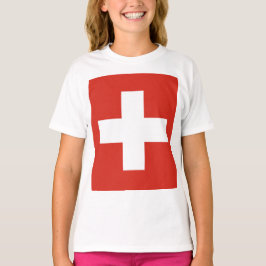 Telefoonhoesje onder Zwitserse vlag T-shirt