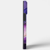 Telefoonhoesje, Paarse en gouden marmer, personali Case-Mate iPhone Case (Achterkant / Rechts)