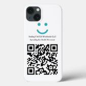 Telefoonhoesje QR Case-Mate iPhone Case (Achterkant)