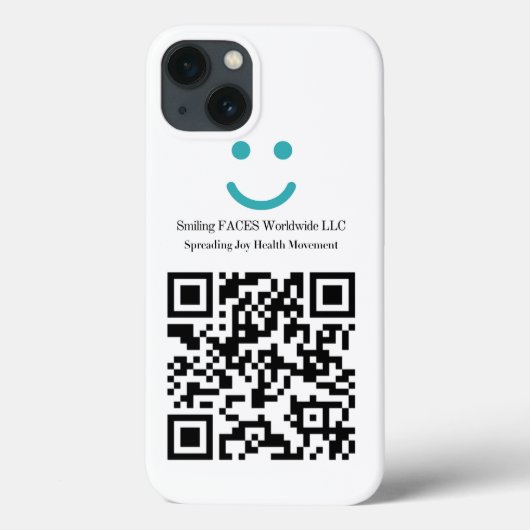 Telefoonhoesje QR Case-Mate iPhone Case (Achterkant)