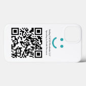 Telefoonhoesje QR Case-Mate iPhone Case (Achterkant (horizontaal))