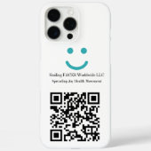 Telefoonhoesje QR Case-Mate iPhone Case (Achterkant)