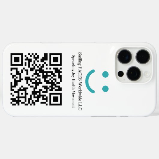 Telefoonhoesje QR Case-Mate iPhone Case (Achterkant (horizontaal))