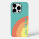 Telefoonhoesje Rainbow Target Rainbow Summer Peach Case-Mate iPhone Case (Achterkant)