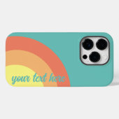 Telefoonhoesje Rainbow Target Rainbow Summer Peach Case-Mate iPhone Case (Achterkant (horizontaal))