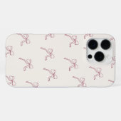 Telefoonhoesje roze 🎀 iPhone hoesje (Achterkant horizontaal)