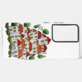 Telefoonhoesje S21 Ultra (Doodle - Handgetekend) Samsung Galaxy Hoesje (Linkerkant)