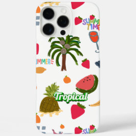Telefoonhoesje -Tropische zomer -Helder, leuk & fr iPhone 16 Pro Max Hoesje