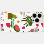 Telefoonhoesje -Tropische zomer -Helder, leuk & fr Case-Mate iPhone Case (Achterkant (horizontaal))