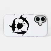 telefoonhoesje van shark iPhone 16 hoesje (Achterkant horizontaal)
