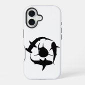 telefoonhoesje van shark iPhone 16 hoesje (Achterkant)