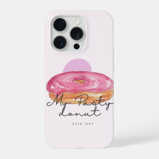 Telefoonhoesje voor pastei-donut iPhone hoesje (Achterkant)