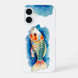 Telefoonhoesje - Waterverf Serie: Koi Fish iPhone 16 Hoesje