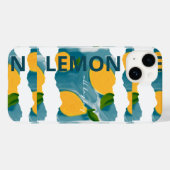 Telefoonhoesje -Zomer geïnspireerd -citroen Case-Mate iPhone Case (Achterkant (horizontaal))